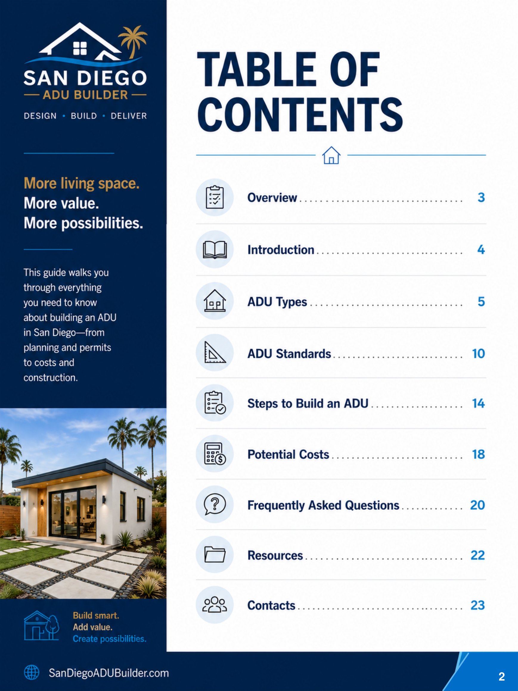 ADU handbook page 2, adapted from the County of San Diego