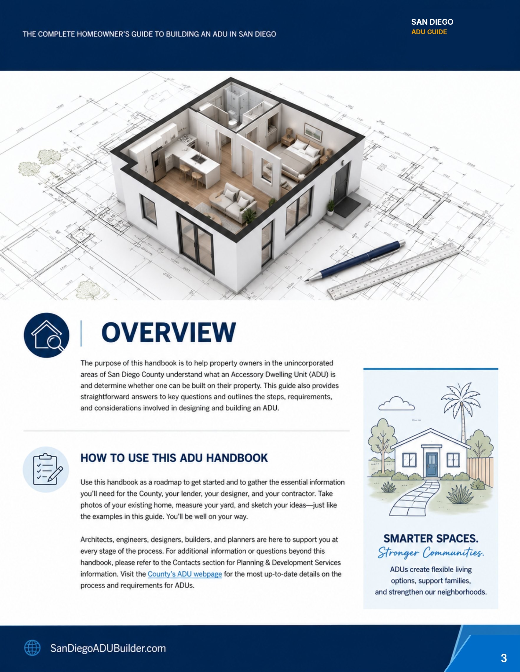ADU handbook page 3, adapted from the County of San Diego